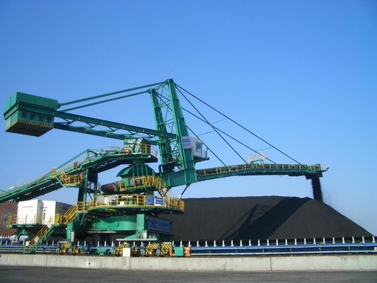 Hệ thống xếp chồng lên nhau và xếp chồng lên nhau để xếp than trong kho than