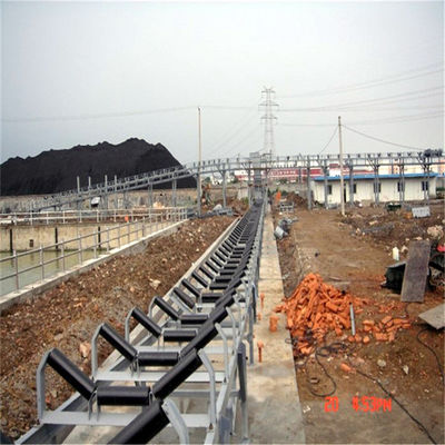 Hệ thống băng tải thép carbon để lưu trữ vận chuyển hạt than quặng