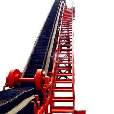 Hệ thống băng tải xử lý vật liệu số lượng lớn có nhiệm vụ nặng Góc nghiêng cao