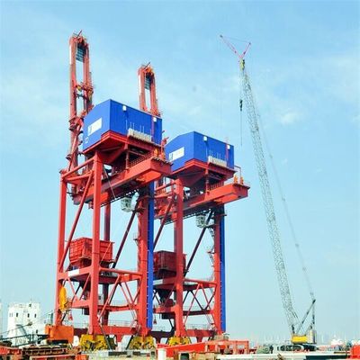 Vessel Grab Ship Unloader Để Xử lý Than và Quặng