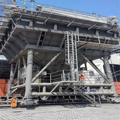 Phễu khử bụi sinh thái ở cảng biển với bộ lọc túi