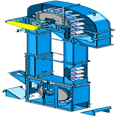 800t / h Thang máy thùng đứng công nghiệp để vận chuyển vật liệu số lượng lớn