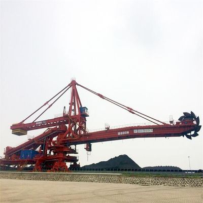 Stockyard Stacker và Reclaimer Với Bucket Wheel