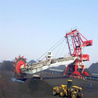 Stockyard Stacker và Reclaimer Với Bucket Wheel