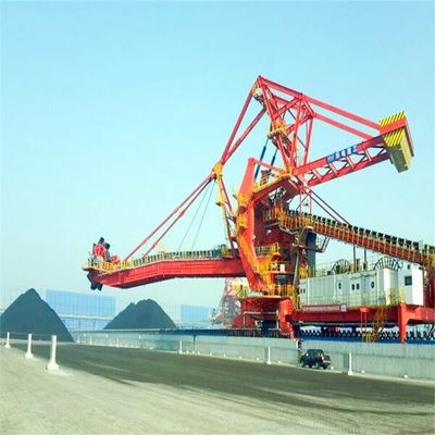 Stockyard Stacker và Reclaimer Với Bucket Wheel