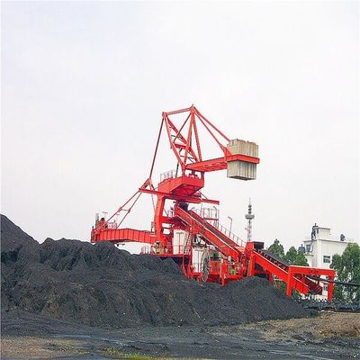 Stockyard Stacker và Reclaimer Với Bucket Wheel