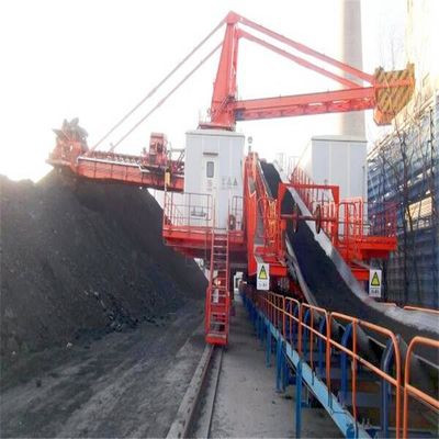 Stockyard Stacker và Reclaimer Với Bucket Wheel