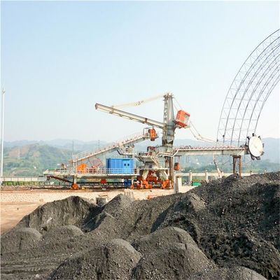 Stockyard Stacker và Reclaimer Với Bucket Wheel