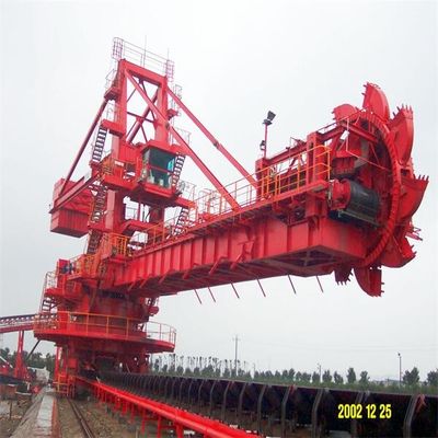 Stockyard Stacker và Reclaimer Với Bucket Wheel