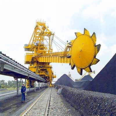 Stockyard Stacker và Reclaimer Với Bucket Wheel