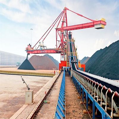 Stockyard Stacker và Reclaimer Với Bucket Wheel