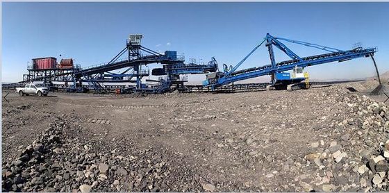 Băng tải bánh xích vận chuyển Opencast Mines để Xử lý Vật liệu Số lượng lớn Chất thải