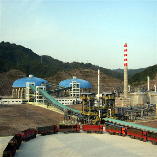 Hệ thống băng tải thép carbon để lưu trữ vận chuyển hạt than quặng
